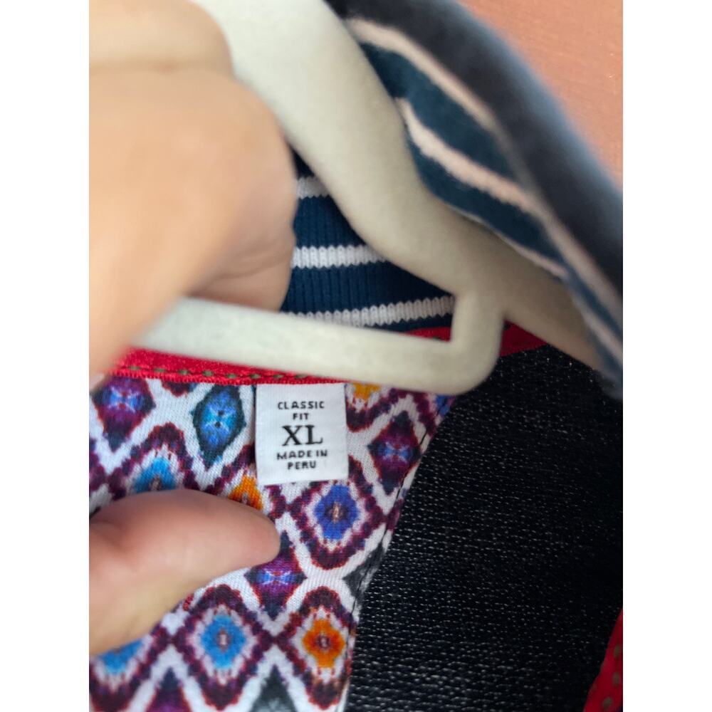 Robert Graham 1/2 zip pullover XL - Picture 4 of 6